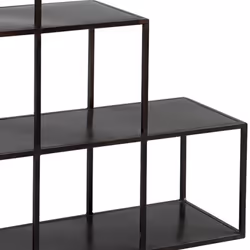 Altobuy - ruben - Etagère de Rangement - Noir
