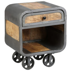Altobuy 3663738801560 Table de nuit et table de chevet 1 tiroir(s) Gris