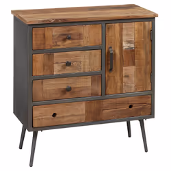 Altobuy 3663738801744, Acier, 1 portes(s), Porte à charnière, 4 tiroir(s), 750 mm, 330 mm