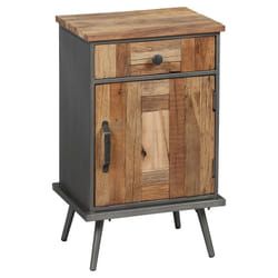 Altobuy 3663738801768 Table de nuit et table de chevet 1 tiroir(s) Gris