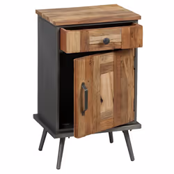 Altobuy 3663738801768 Table de nuit et table de chevet 1 tiroir(s) Gris
