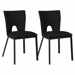 Altobuy 3663738802390, Simili-cuir, Noir, Métal, Métal, Intérieure, Catalia