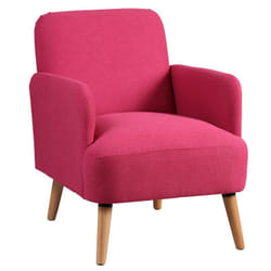 Teodore - Fauteuil Rembourré Tissu Rose