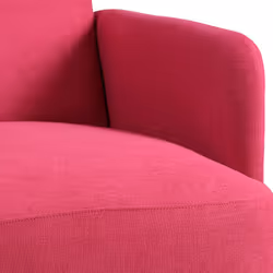 Teodore - Fauteuil Rembourré Tissu Rose