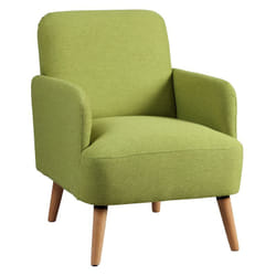 Altobuy - teodore - Fauteuil Rembourré Tissu Vert - Vert