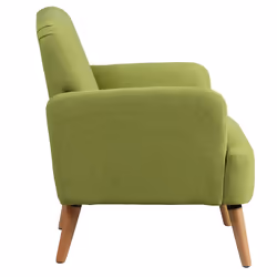 Altobuy - teodore - Fauteuil Rembourré Tissu Vert - Vert
