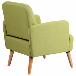 Altobuy - teodore - Fauteuil Rembourré Tissu Vert - Vert
