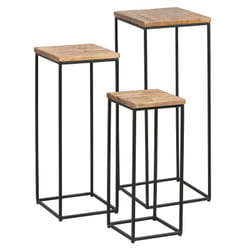 Canelle - Ensemble de 3 Sellettes Gigognes - Marron clair