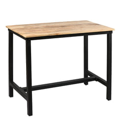 Seryne - Table Snack Rectangulaire 120cm - Marron clair