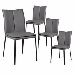 Altobuy 3663738803205, Simili-cuir, Gris, Métal, Acier, Intérieure, Callum