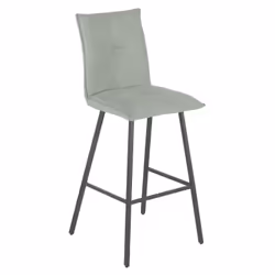 LAGOS - Lot de 2 Tabourets Vert d'Eau Assise H65cm