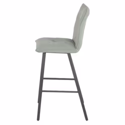 LAGOS - Lot de 2 Tabourets Vert d'Eau Assise H65cm