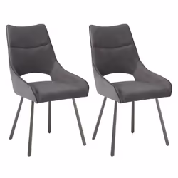 Altobuy 3663738803540, Coton, Gris, Charbon de bois, Métal, Métal, Intérieure, Amado