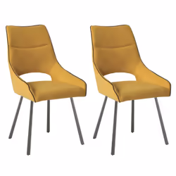 Altobuy 3663738803564, Coton, Jaune, Métal, Métal, Intérieure, Amado