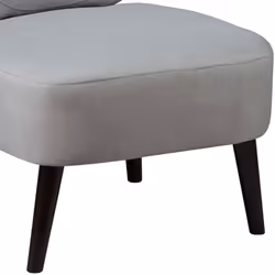Altobuy - skalan - Fauteuil Crapaud Tissu Coloris Gris Souris - Gris