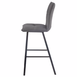 Altobuy - lagos - Lot de 4 Tabourets Gris Anthracite Hauteur H65cm