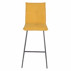 Altobuy - lagos - Lot de 4 Tabourets Jaunes Hauteur H65cm - Jaune - Vue supplémentaire 6
