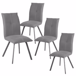 Altobuy 3663738804165, Coton, Gris, Charbon de bois, Métal, Métal, Intérieure, Bispo