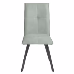 Bispo - Lot de 4 Chaises Tissu Coloris Vert d'Eau - Vert