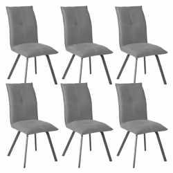 Altobuy 3663738804226, Coton, Gris, Charbon de bois, Métal, Métal, Intérieure, Bispo