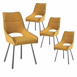 Altobuy 3663738804301, Coton, Jaune, Métal, Métal, Intérieure, Amado