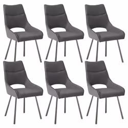 Altobuy 3663738804349, Coton, Gris, Charbon de bois, Métal, Métal, Intérieure, Amado