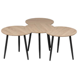 Altobuy 3663738805025 Table à café, latérale et de salon Forme arrondie