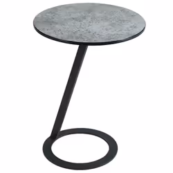 Altobuy 3663738805278, Table basse, Forme arrondie, Gris
