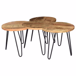 Altobuy 3663738805551, Table basse, Forme arrondie