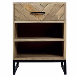 Altobuy 3663738805728, Table de chevet, 1 tiroir(s), Bois, 450 mm, 330 mm, 600 mm