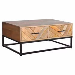 Altobuy 3663738805759, Table basse, Forme rectangulaire