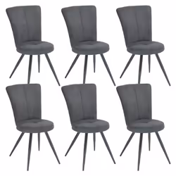 Altobuy 3663738806213, Polyester, Gris, Métal, Bois, Intérieure, Paril
