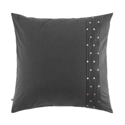 POLLY - Taie d'Oreiller 63x63cm Coton Coloris Poivre