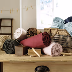SAMIA - Drap Housse 140x190cm Coton Coloris Truffe