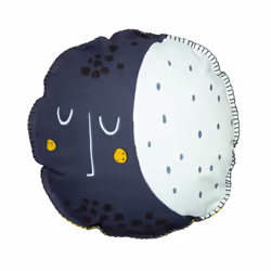 Altobuy 3663738809092, Bleu, Rond, Coussin décoratif