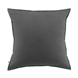 HEDDA - Taie d'Oreiller 63x63cm Flanelle de Coton Coloris Orage