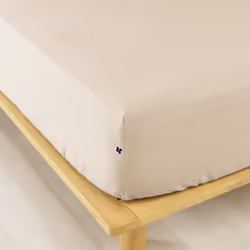 Altobuy - hedda - Drap Housse 180x200cm Flanelle de Coton Coloris Sable
