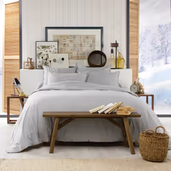 Altobuy 3663738809733 housse de couette Gris Coton 240 x 220 cm