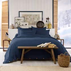 Altobuy 3663738809764 housse de couette Bleu Coton 240 x 220 cm