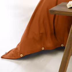 Altobuy 3663738809771 housse de couette Marron Coton 240 x 220 cm - Vue supplémentaire 4