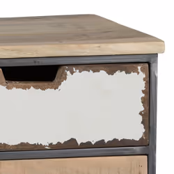 Altobuy 3663738821797 Table de nuit et table de chevet 3 tiroir(s) Gris