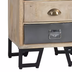 Altobuy 3663738821865 Table de nuit et table de chevet 3 tiroir(s) Marron