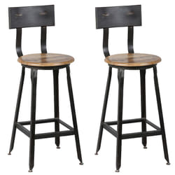 Altobuy - indus - Lot de 2 Chaises Snack H65 - Gris