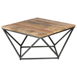 Altobuy 3663738822053 Table à café, latérale et de salon Table basse Forme carrée
