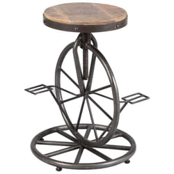 Altobuy - vianey - Tabouret à Crémaillère - Gris