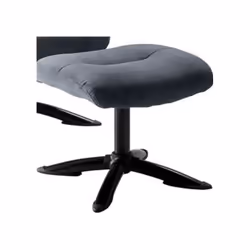 Altobuy - obanos - Fauteuil Inclinable + Repose-Pieds Gris Bleu - Vue supplémentaire 4