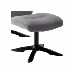 Altobuy - obanos - Fauteuil Inclinable + Repose-Pieds Gris - Gris - Vue supplémentaire 4