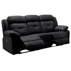 Altobuy - fabares - Canapé Relax Manuel 3 Places Gris - Gris
