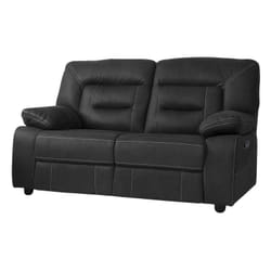 Altobuy - almeria - Canapé Relax Manuel 2 Places Gris Foncé - Gris