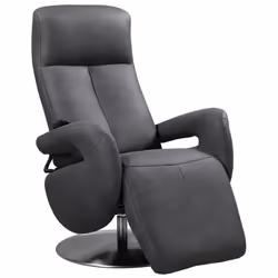 Altobuy - rosario - Fauteuil Relax Electrique Tissu Gris Foncé - Gris